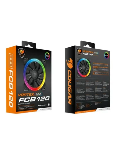 Cougar Vortex FCB 120 RGB Ventilador Suplementario