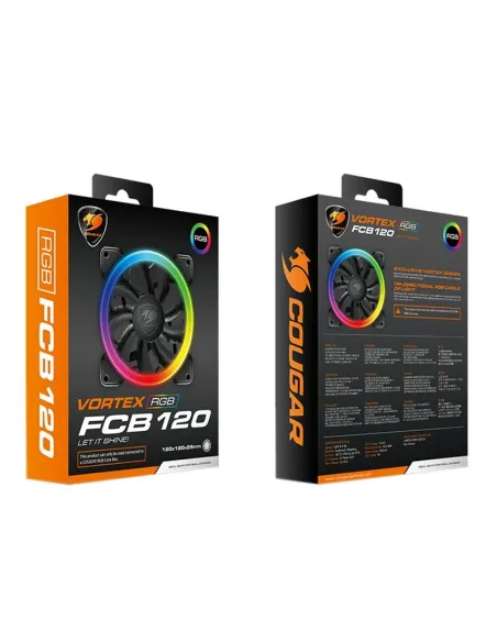 Cougar Vortex FCB 120 RGB Ventilador Suplementario