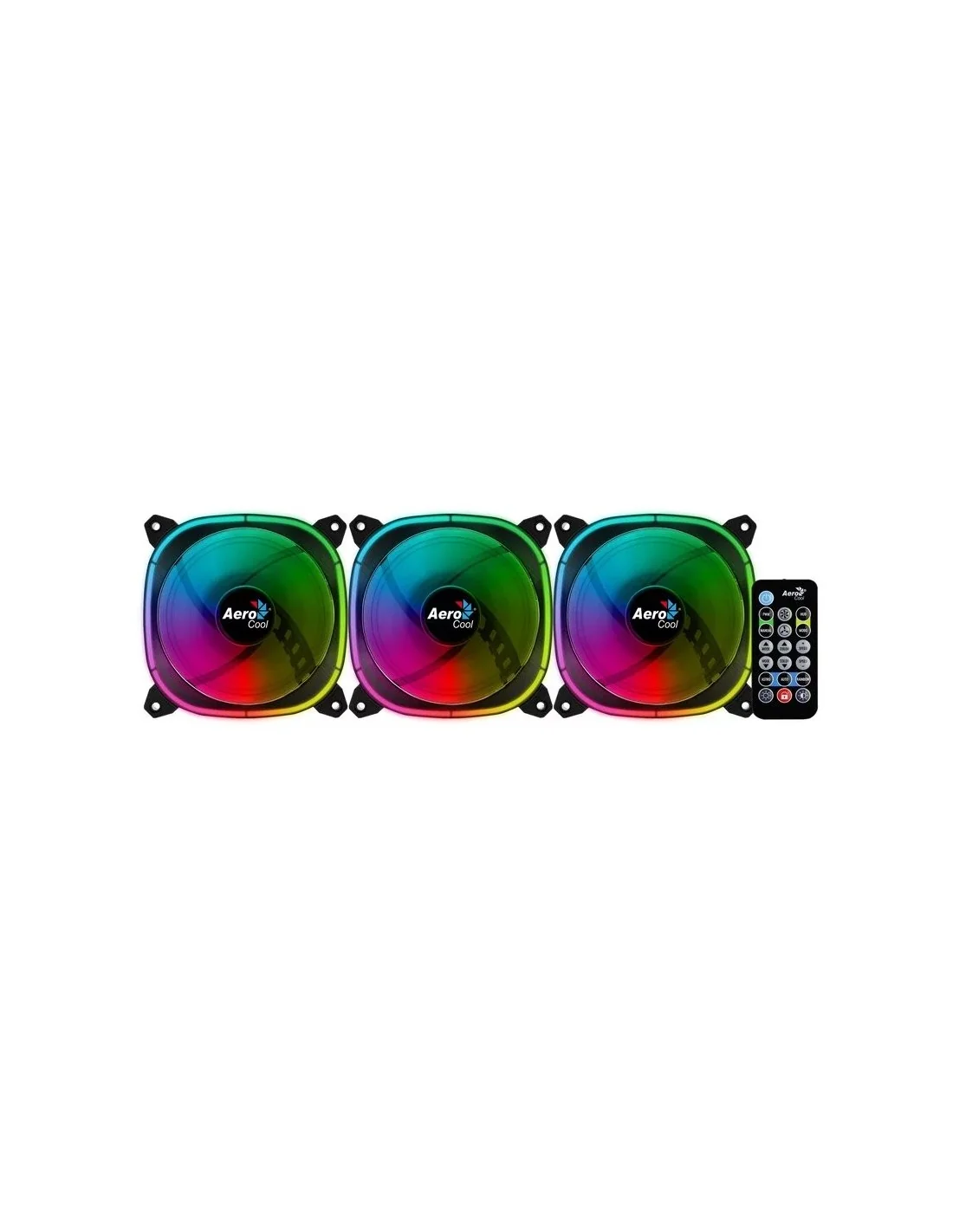 Aerocool Astro 12 Pro RGB Pack 3 Ventiladores 120mm