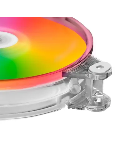 Mars Gaming MFD Ventilador Suplementario RGB 120mm Transparente