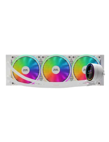 Mars Gaming ML360W ARGB Kit De Refrigeración Líquida TDP Dual Blanco