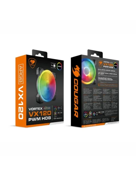 Cougar Vortex VX Ventilador 120 PWM HDB ARGB