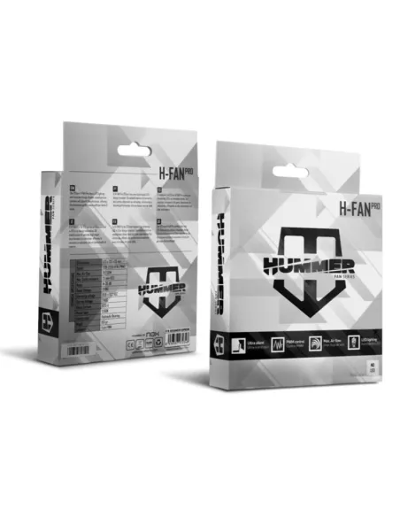 Nox Hummer H-Fan PRO Ventilador Suplementario PWM 120mm Negro