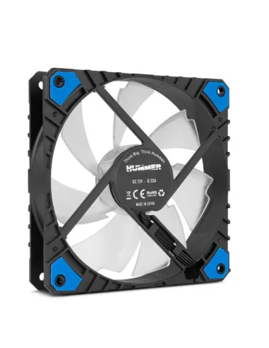 Nox Hummer H-Fan PRO Ventilador Suplementario PWM 120mm LED Azul