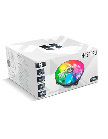 NOX HUMMER H-123PRO PWM RGB Ventilador CPU 120mm