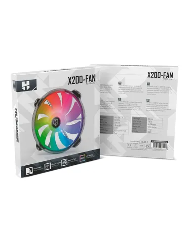 Nox Hummer X200-Fan Ventilador aRGB 200mm