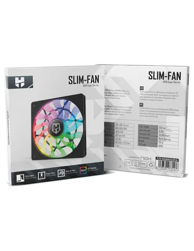 Nox Hummer SLIM-Fan Ventilador 120mm aRGB