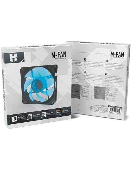 Nox Hummer M-FAN Espejo Infinito Ventilador ARGB 120mm