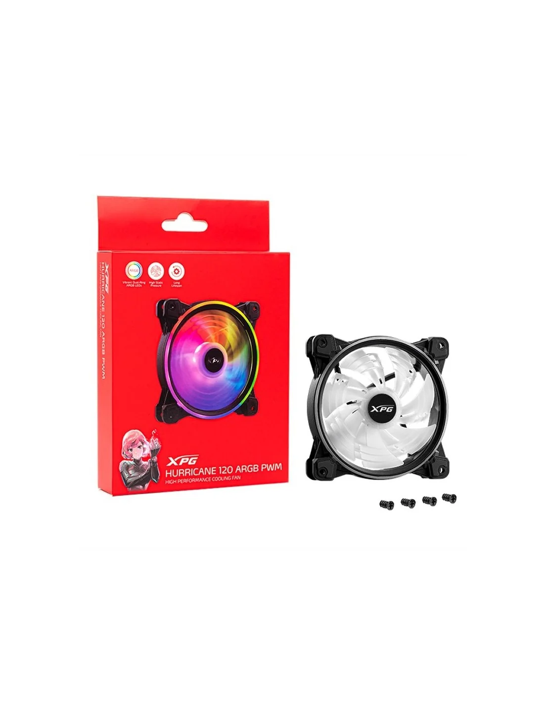 XPG Ventilador Hurricane 120 mm PWM aRGB