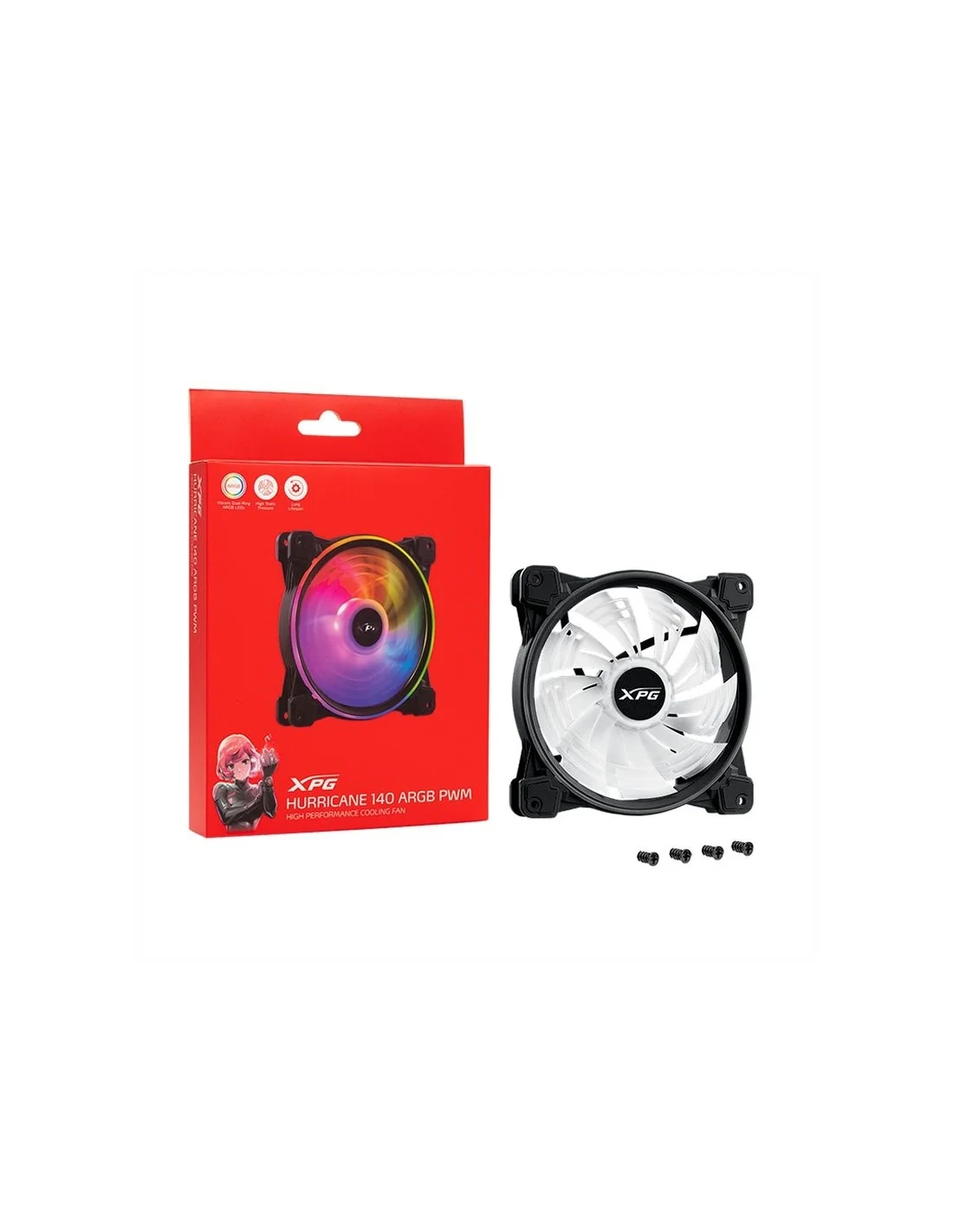 XPG Ventilador Hurricane 140 mm PWM ARGB