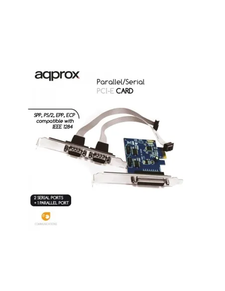 Approx Tarjeta PCI-E Puerto Paralelo +2 Serie