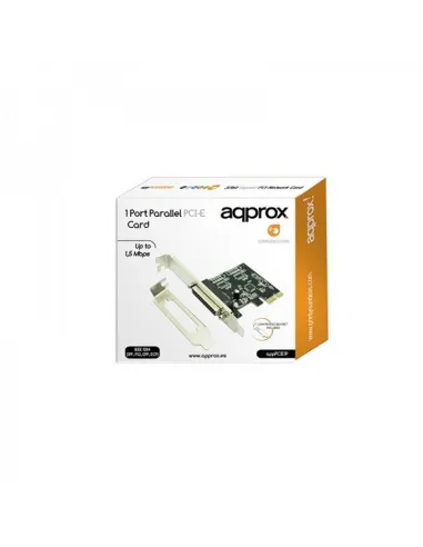 Approx APPPCIE1P Tarjeta PCI-E Puerto Paralelo PCI-E x1
