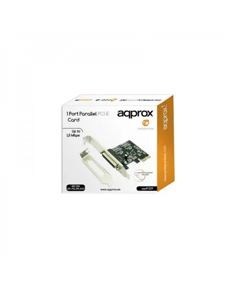 Approx APPPCIE1P Tarjeta PCI-E Puerto Paralelo PCI-E x1