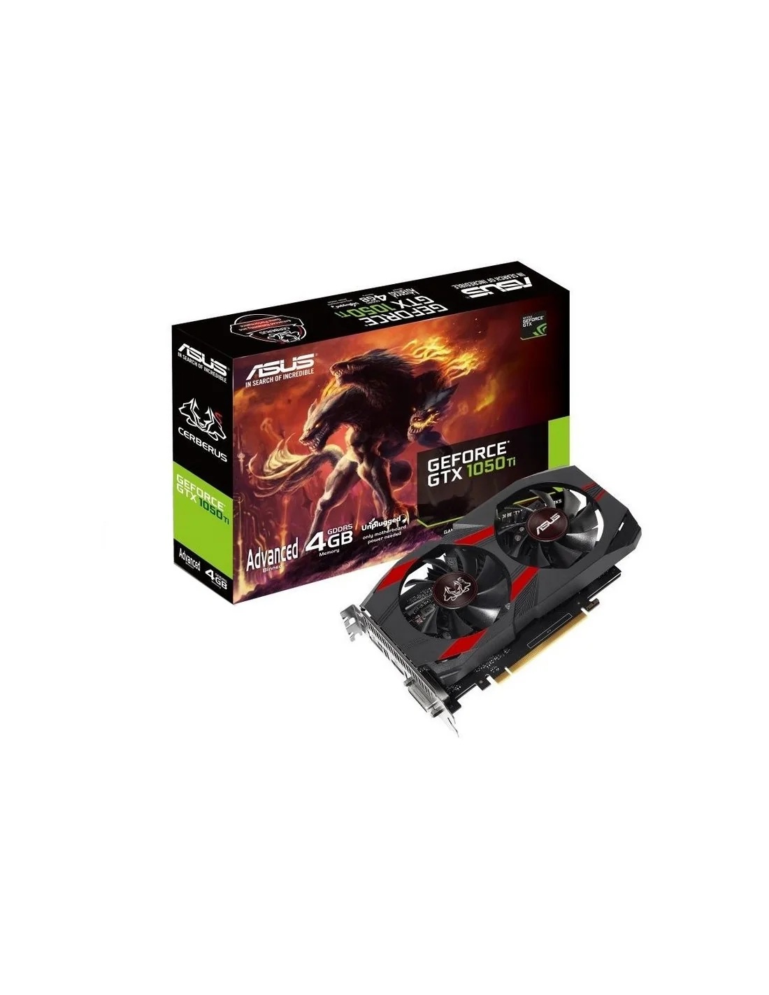 Asus GeForce GTX 1050 Ti Cerberus 4GB GDDR5