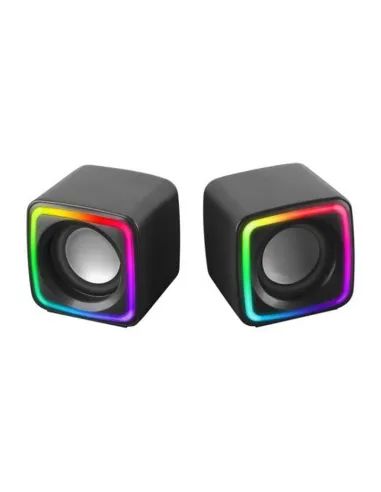 Mars Gaming MSCUBE Altavoces Gaming RGB DSP 8W Negros