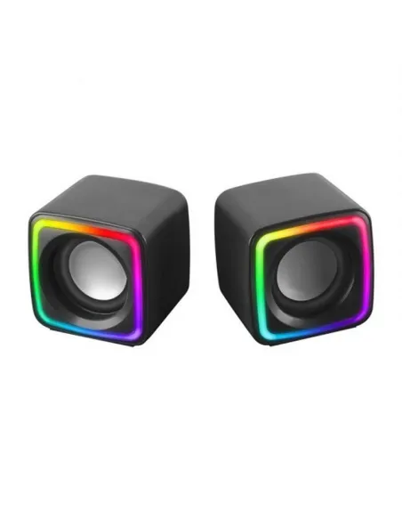 Mars Gaming MSCUBE Altavoces Gaming RGB DSP 8W Negros