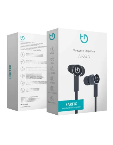 Hiditec Aken Auricular Bluetooth Negro