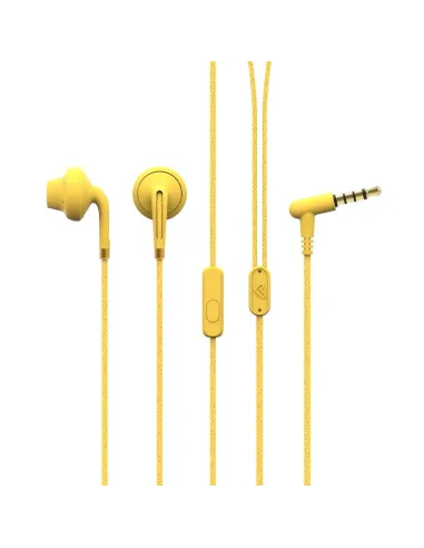 Energy Sistem Style 2+ Raspberry Auriculares con Micrófono Amarillos