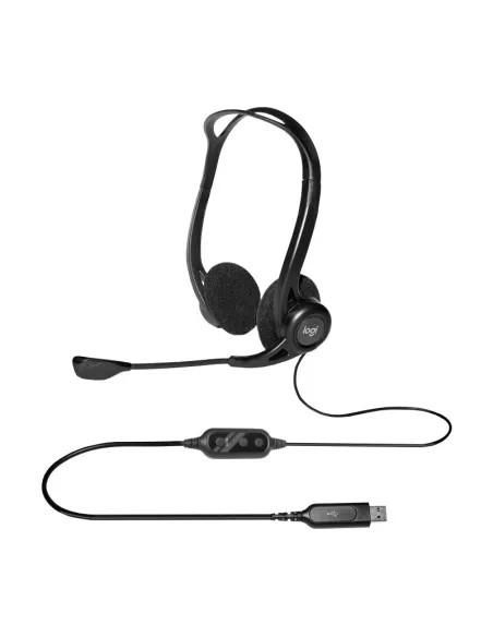 Logitech PC960M Auricular USB Suspensión Ruido