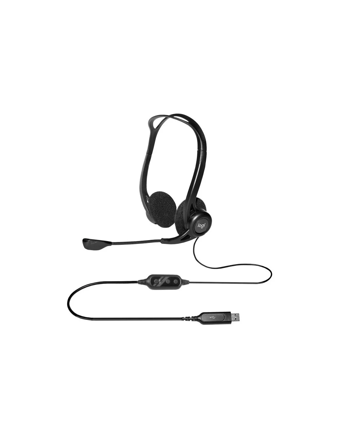 Logitech PC960M Auricular USB Suspensión Ruido