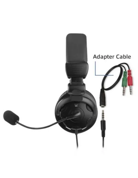 Ewent EW3564 Auriculares con Micrófono Negros