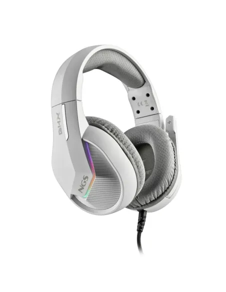 NGS GHX-515 Auriculares Gaming RGB Multiplataforma Blancos