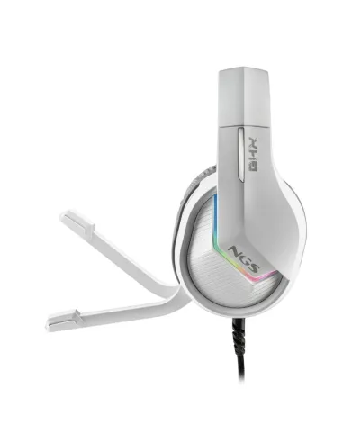 NGS GHX-515 Auriculares Gaming RGB Multiplataforma Blancos