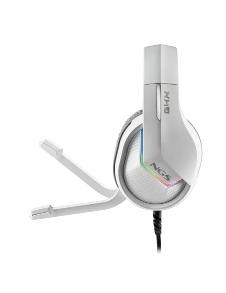 NGS GHX-515 Auriculares Gaming RGB Multiplataforma Blancos