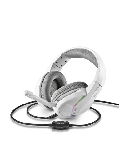 NGS GHX-515 Auriculares Gaming RGB Multiplataforma Blancos