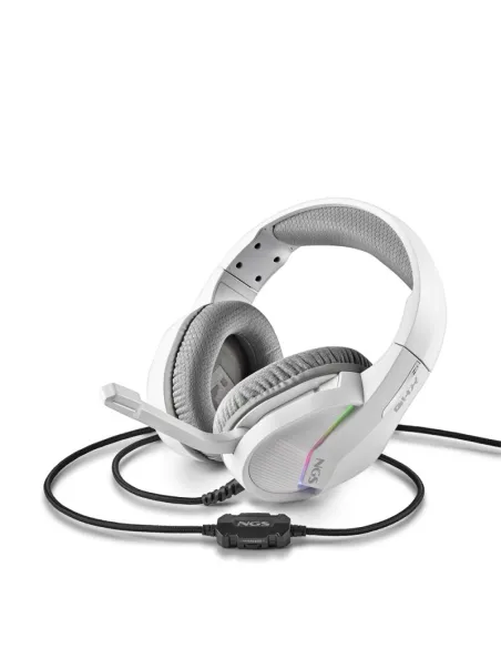 NGS GHX-515 Auriculares Gaming RGB Multiplataforma Blancos
