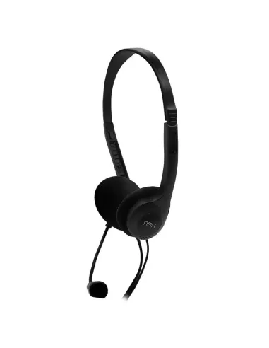 Nox Auricular Stereo con Microfono Negro
