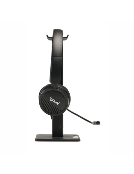 Iggual Kit auriculares Dual Tech + Soporte SA22