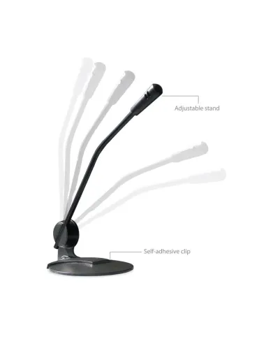 Ewent Micrófono Multimedia Negro