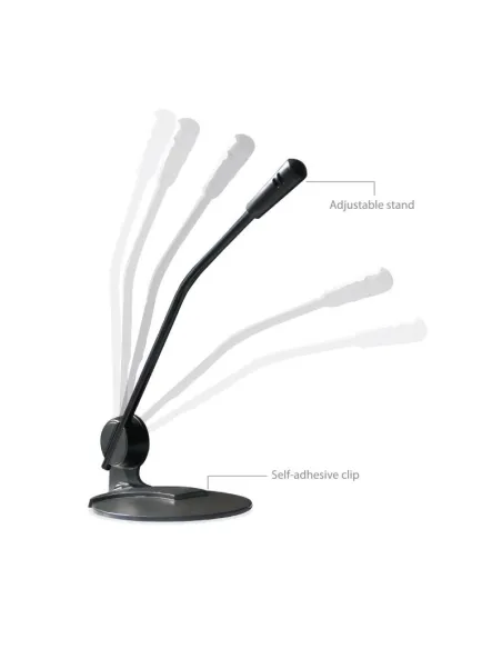 Ewent Micrófono Multimedia Negro