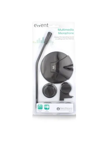 Ewent Micrófono Multimedia Negro