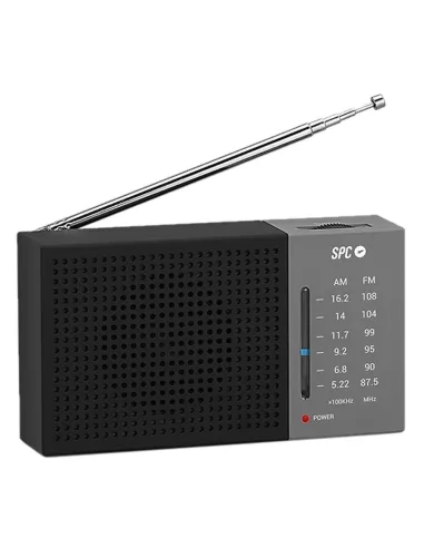 SPC Jetty Lite Radio Portátil Analógica Negro