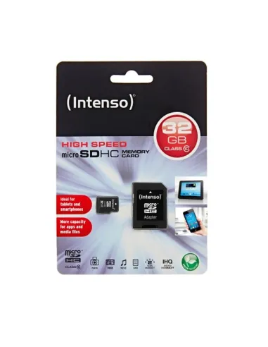 Intenso 3413480 Tarjeta MicroSD SDHC 32GB Clase 10