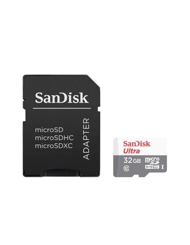 SanDisk Ultra MicroSDHC 32GB Clase 10 UHS-I + Adaptador