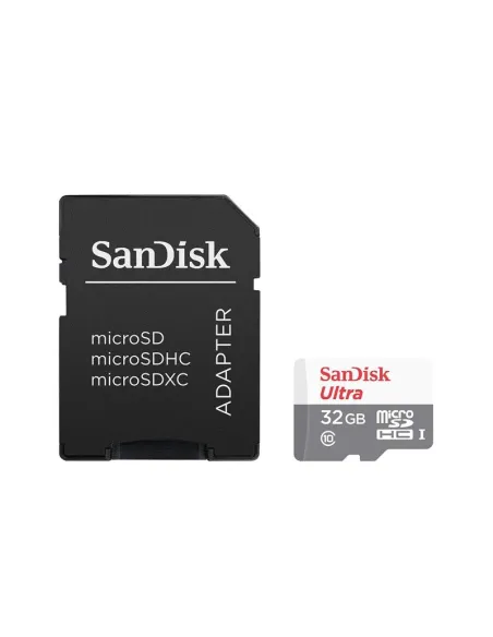 SanDisk Ultra MicroSDHC 32GB Clase 10 UHS-I + Adaptador