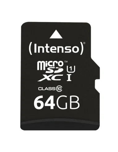 Intenso 3423490 Tarjeta MicroSD SDHC 64GB Clase 10