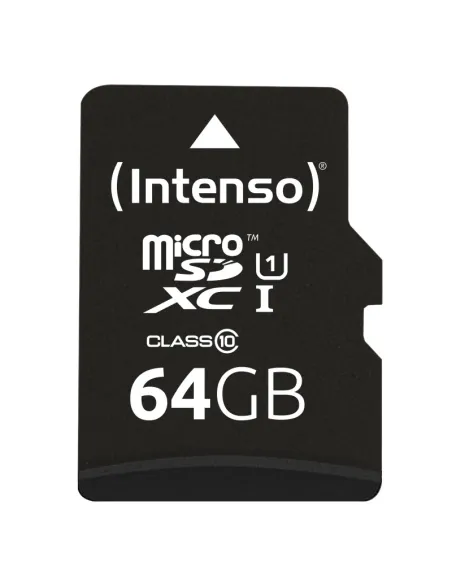 Intenso 3423490 Tarjeta MicroSD SDHC 64GB Clase 10