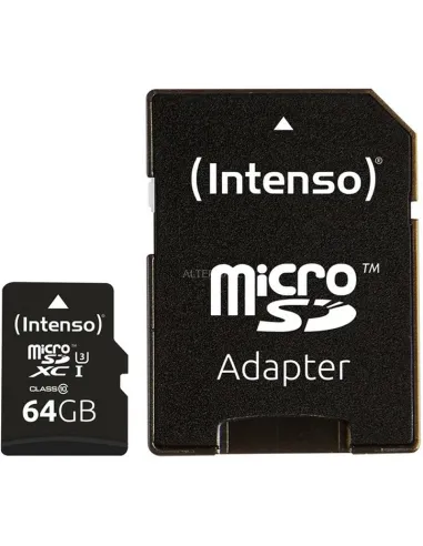 Intenso Tarjeta Micro SD SDXC Pro 64GB Clase 10