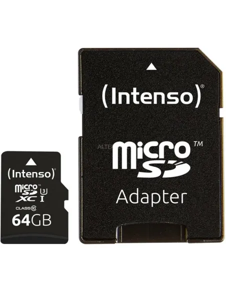 Intenso Tarjeta Micro SD SDXC Pro 64GB Clase 10