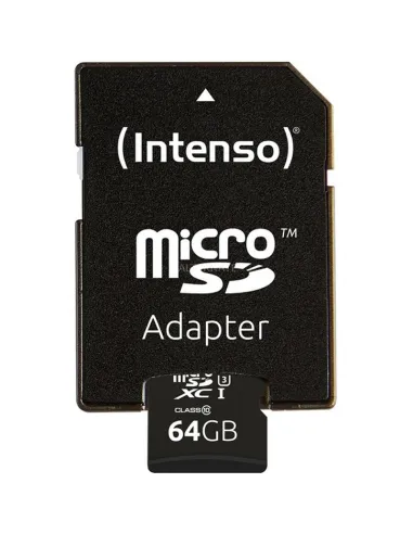 Intenso Tarjeta Micro SD SDXC Pro 64GB Clase 10