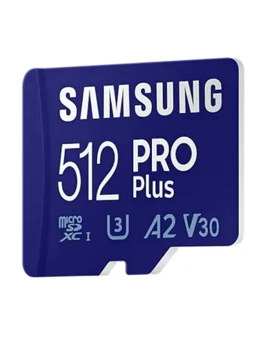 Samsung MicroSDHC Pro Plus 512GB Clase 10 + Adaptador SD
