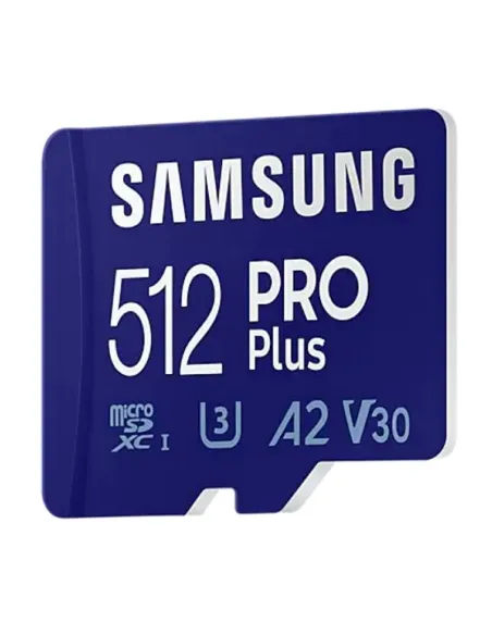 Samsung MicroSDHC Pro Plus 512GB Clase 10 + Adaptador SD