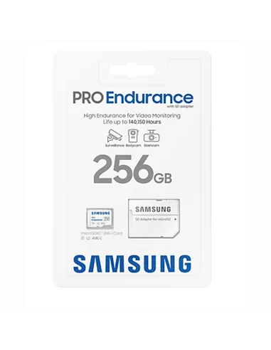 Samsung MicroSDHC Pro Endurance 256GB Clase 10 c/a