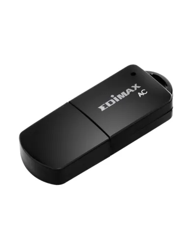 Edimax EW-7811UTC Mini Adaptador Inalámbrico USB AC600 WiFi 5 Doble Banda Negro