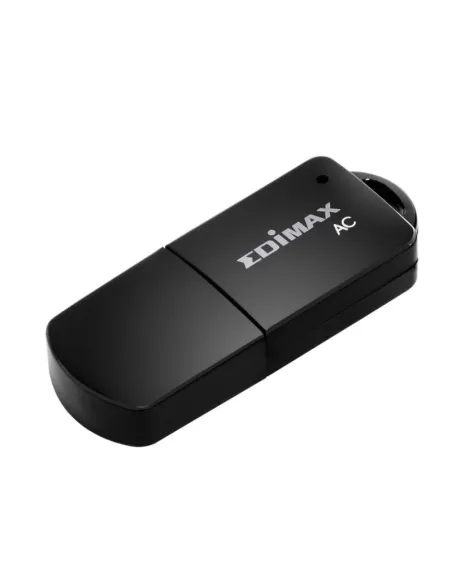 Edimax EW-7811UTC Mini Adaptador Inalámbrico USB AC600 WiFi 5 Doble Banda Negro