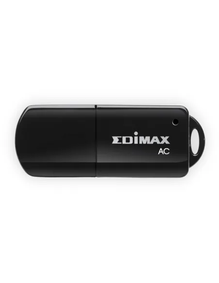 Edimax EW-7811UTC Mini Adaptador Inalámbrico USB AC600 WiFi 5 Doble Banda Negro